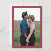 Boho woestijn cactus Arizona trouwlocatie Save The Date (Achterkant)