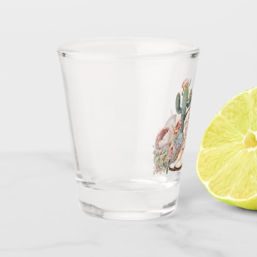 Boho woestijn cowgirl cowboylaarzen cowboy pet shot glas (Links)