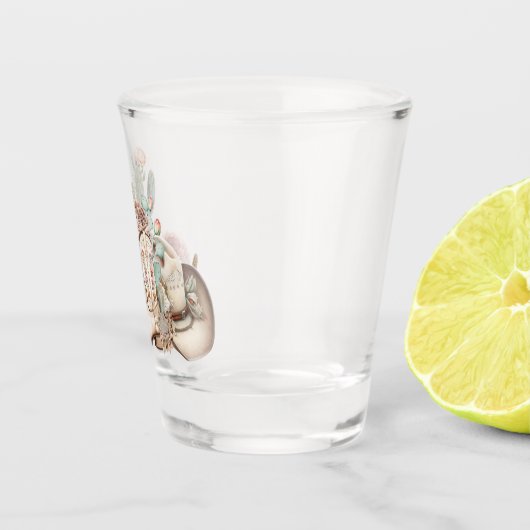 Boho woestijn cowgirl cowboylaarzen cowboy pet shot glas (Rechts)
