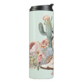 Boho woestijn cowgirl cowboylaarzen cowboy pet thermosbeker (Gedraaid links)