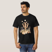 Boho Woestijn Fennec Vos Slapend Onder Saguaro Cac T-shirt (Voorkant volledig)