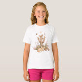 Boho Woestijn Fennec Vos Slapend Onder Saguaro Cac T-shirt (Voorkant volledig)