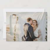 Boho woestijn foto verlovingsfeest uitnodiging (Achterkant)