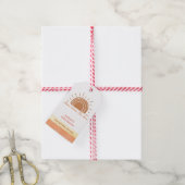 Boho woestijn hier komt het Son Baby shower Cadeaulabel (Met Touw)