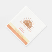 Boho woestijn hier komt het Son Baby shower Servet (Hoek)