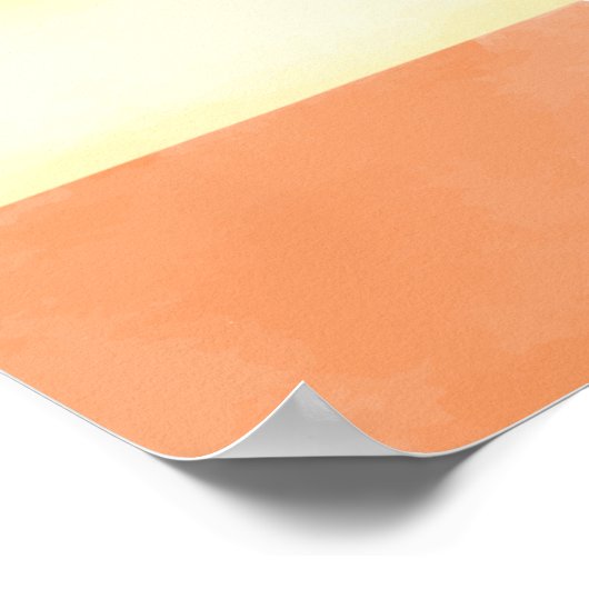 Boho woestijn Hier komt het Son Baby shower Welkom Poster (Hoek)