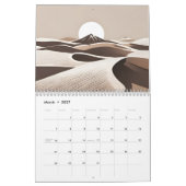 Boho woestijn kunst kalender (Mar 2027)