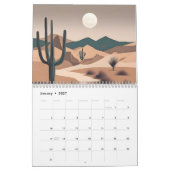 Boho woestijn kunst kalender (Jan 2027)