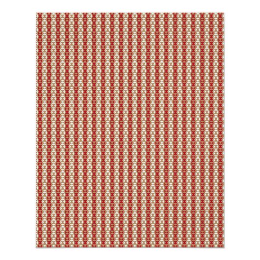 Boho woestijn streeppatroon ontwerp perfect poster (Voorkant)