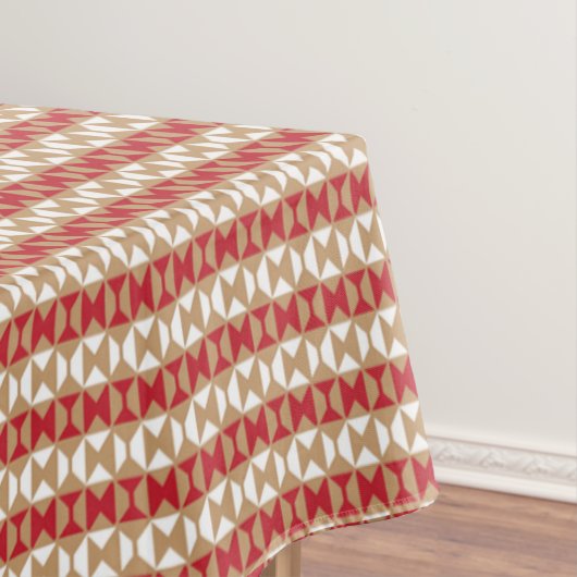 Boho woestijn streeppatroon ontwerp tafelkleed (Voorbeeld)