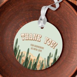 Boho woestijncactus Zuidwesten Dank je wel Bedankjes Labels