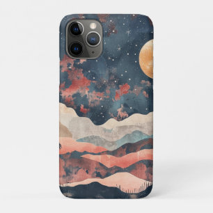 Boho woestijnmaan Indigo koperen hemellandschap Case-Mate iPhone Case