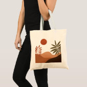 Boho Woestijnzon Tote Bag (Voorkant (product))