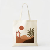 Boho Woestijnzon Tote Bag (Voorkant)