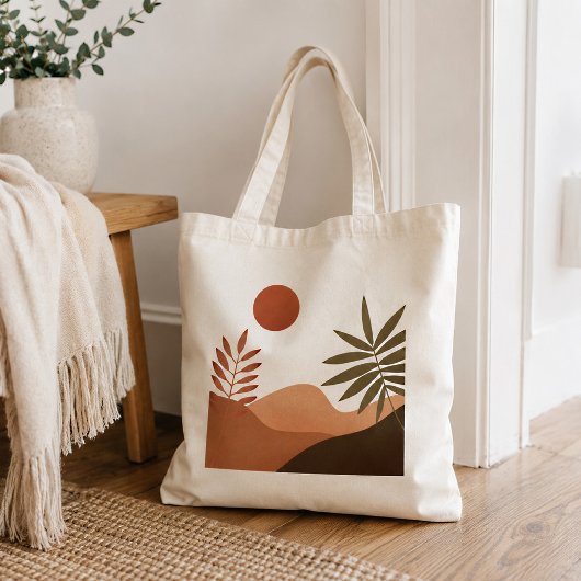 Boho Woestijnzon Tote Bag