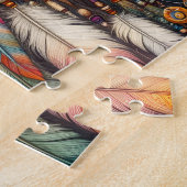 Boho Wolf Droomvanger Legpuzzel (Zijkant)