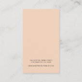 Boho Woman Boutique Earring Display Kaart Visitekaartje (Achterkant)