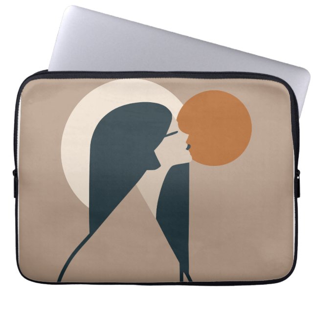 Boho Woman Sun Laptop Sleeve (Voorkant)