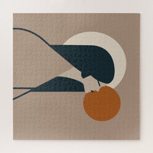 Boho Woman Sun Legpuzzel (Horizontaal)