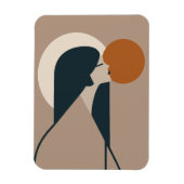 Boho Woman Sun Magneet (Verticaal)