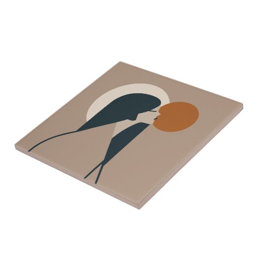 Boho Woman Sun Tegeltje (Zijkant)