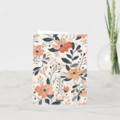 Boho Wonderland Bunny Bliss Paasviering Feestdagen Kaart (Achterkant)