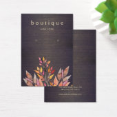 Boho Wood Jewelry Earring Display Card Visitekaartje (Bureau)