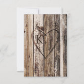 Boho Wood Sunflower Antlers Rustige RSVP-kaart RSVP Kaartje (Achterkant)