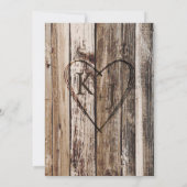 Boho Wood Sunflower Antlers Rustisch Vrijgezellenf Kaart (Achterkant)