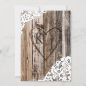 Boho Wood Zonnebloem Antlers Rustiek Vrijgezellenf Kaart (Achterkant)