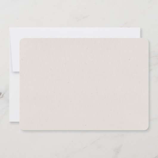 Boho Woodland 2e verjaardag uitnodigen tweede verj Kaart (Achterkant)