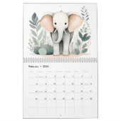 Boho Woodland Animals 2025 Kalender 12 maanden (Feb 2026)