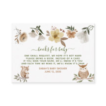 Boho Woodland Animals Baby shower Boekaanvraag