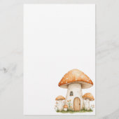 Boho Woodland Animals Baby shower Draw Baby Game Flyer (Achterkant)