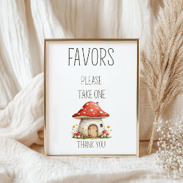 Boho Woodland Animals Baby shower geeft de voorkeu Poster