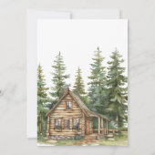 Boho Woodland Animals Baby shower Kaart (Achterkant)