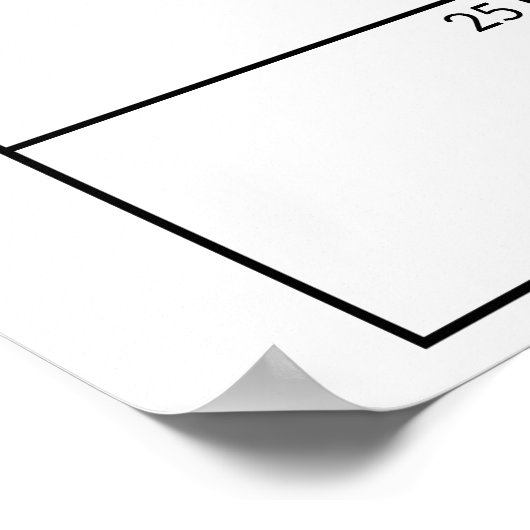 Boho Woodland Animals Douche Guess Vervaldatum Tek Poster (Hoek)