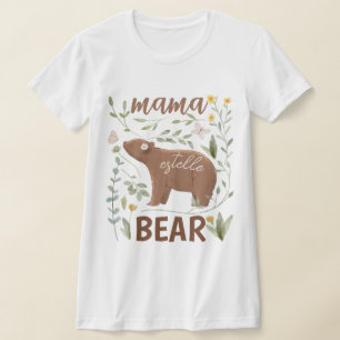 Boho Woodland Animals Forest Friends Baby shower T-shirt