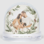 Boho Woodland Animals foto Sneeuwbol (Achterkant)