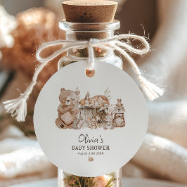 Boho Woodland Animals Genderneutraal Baby shower Bedankjes Labels