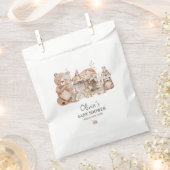 Boho Woodland Animals Genderneutraal Baby shower Bedankzakje (Geknipt)