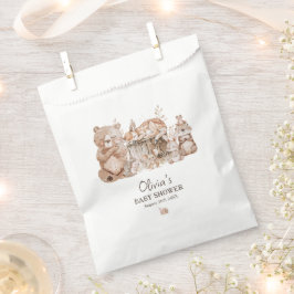 Boho Woodland Animals Genderneutraal Baby shower Bedankzakje