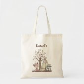 Boho Woodland Animals Nursery Canvas tas (Voorkant)