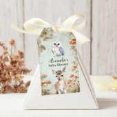 Boho Woodland Baby shower Cadeaulabel