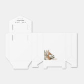 Boho Woodland Baby shower Favor Box Bedankdoosjes (Uitgevouwen)