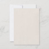 Boho Woodland Baby shower Hartelijk dank Aankondiging (Achterkant)