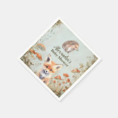 Boho Woodland Baby shower Servet (Hoek)