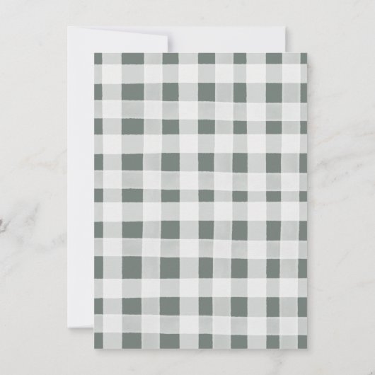 Boho Woodland Camper eerste verjaardag Kaart (Achterkant)