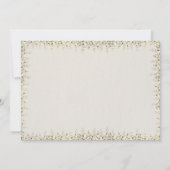 Boho Woodland Critters Baby shower Kaart (Achterkant)