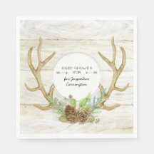 Boho Woodland Deer Antlers n Arrows Baby shower